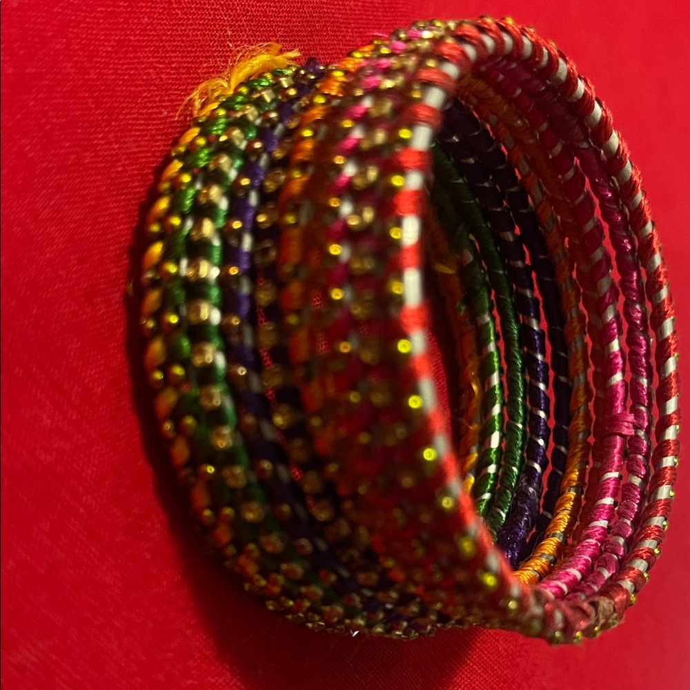 Colorful Women's Bangles Set - Picture 6 of 6